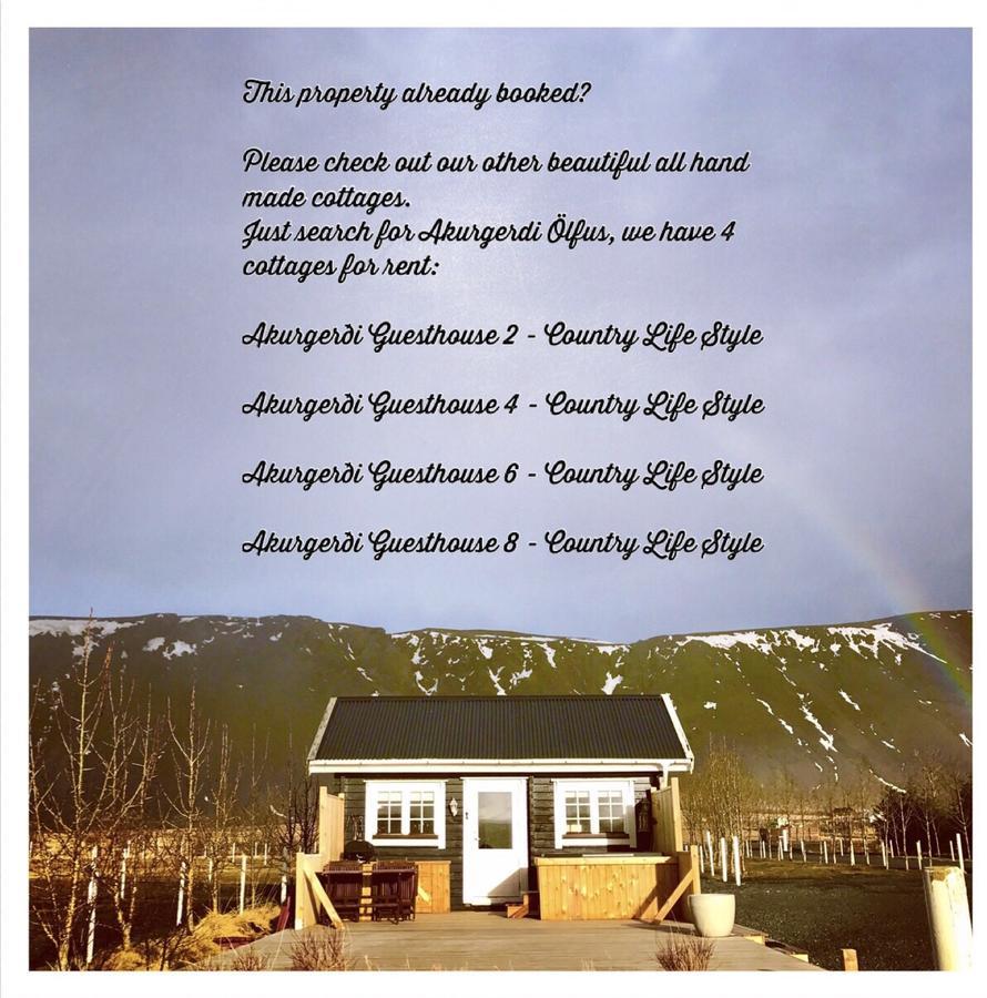Akurgerthi Guesthouse 6 - Country Life Style Olfus Esterno foto